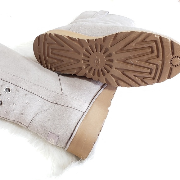 NWT UGG GREY PEEK-A-BOO (8.5) - Picture 3 of 4